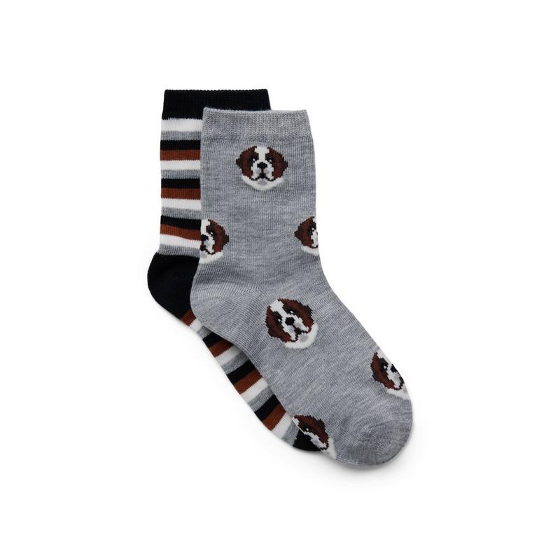 Striped and Dog Sock 2-Pack - Janie And Jack